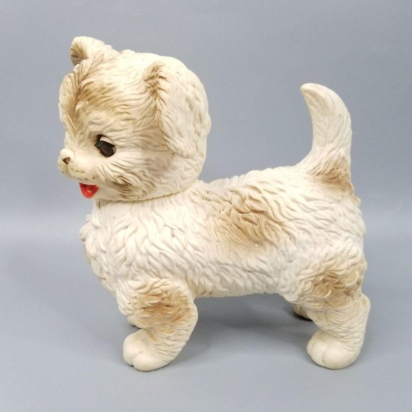 Vintage 60s Edward Mobley Arrow Rubber Dog - Picture 3 of 11